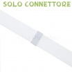 2 mt Canalina per cavi elettrica 80x60 mm in plastica passacavi bianco coprifili a parete con copertura