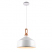 Lampadario a sospensione industriale a cupola campana nero bianco in metallo con attacco E27 per cucina salotto semplice