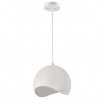 Lampadario a sospensione industriale a semi cerchio ampolla in metallo con attacco E27 nero bianco moderno per salotto cucina