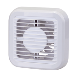 Aspiratore ventilatore da bagno cucina Ø100mm 15W con valvola antiritorno