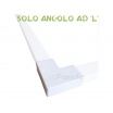 2 mt Canalina per cavi elettrica 100x60 mm in plastica passacavi bianco coprifili a parete con copertura