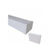 2 mt Canalina per cavi elettrica 100x60 mm in plastica passacavi bianco coprifili a parete con copertura