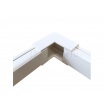 2 mt Canalina per cavi elettrica 100x60 mm in plastica passacavi bianco coprifili a parete con copertura