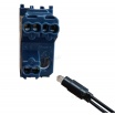 Frutti elettrici compatibili con supporti Vimar Arké grigio scuro interruttore presa pulsante schuko deviatore