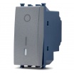 Frutti elettrici compatibili con supporti Vimar Arké grigio scuro interruttore presa pulsante schuko deviatore