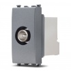 Frutti elettrici compatibili con supporti Vimar Arké grigio scuro interruttore presa pulsante schuko deviatore