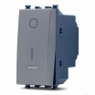 Frutti elettrici compatibili con supporti Vimar Arké grigio scuro interruttore presa pulsante schuko deviatore