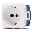 Frutti elettrici compatibili con supporti Vimar Arké bianco interruttore presa pulsante schuko deviatore