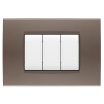 Placche compatibili con Bticino LIVING LIGHT placca 3 4 7 moduli vari colori per supporti LN4703 e N4703