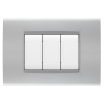 Placche compatibili con Bticino LIVING LIGHT placca 3 4 7 moduli vari colori per supporti LN4703 e N4703