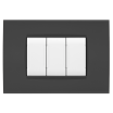 Placche compatibili con Bticino LIVING LIGHT placca 3 4 7 moduli vari colori per supporti LN4703 e N4703