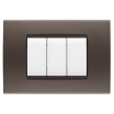 Placche compatibili con Bticino LIVING LIGHT placca 3 4 7 moduli vari colori per supporti LN4703 e N4703