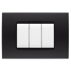 Placche compatibili con Bticino LIVING LIGHT placca 3 4 7 moduli vari colori per supporti LN4703 e N4703