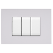 Placche compatibili con Bticino LIVING LIGHT placca 3 4 7 moduli vari colori per supporti LN4703 e N4703