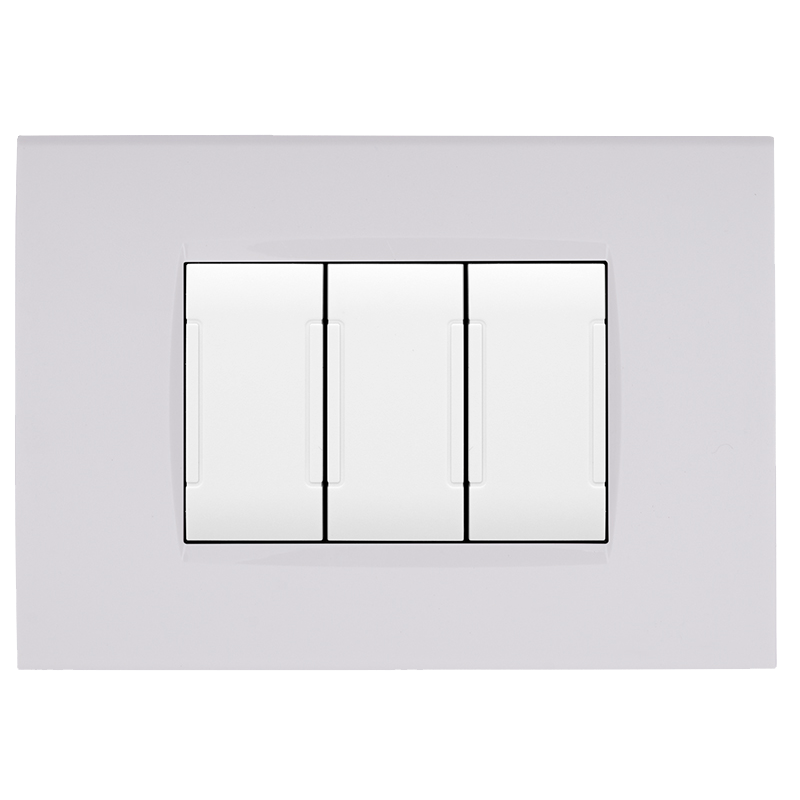 Placche compatibili con Bticino LIVING LIGHT placca 3 4 7 moduli vari colori per supporti LN4703 e N4703