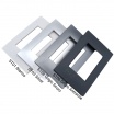 Placche compatibili con supporti Vimar Plana 3 4 7 posti moduli colori opachi vellutati