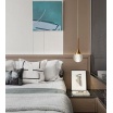 Lampadario applique a sospensione led goccia oro da comodino lampada per camera da letto luce bianca naturale calda