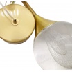 Lampadario applique a sospensione led goccia oro da comodino lampada per camera da letto luce bianca naturale calda