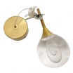 Lampadario applique a sospensione led goccia oro da comodino lampada per camera da letto luce bianca naturale calda