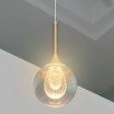 Lampadario applique a sospensione led goccia oro da comodino lampada per camera da letto luce bianca naturale calda