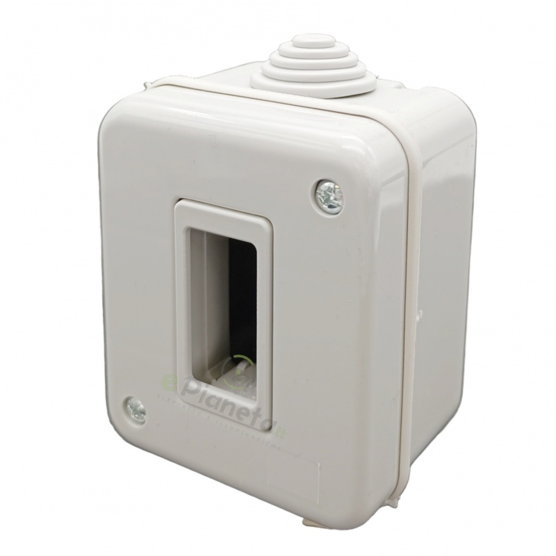 Cassetta scatola a parete compatibile con Magic e Gewiss system 1 2 3 posti