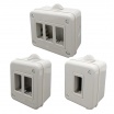 Cassetta scatola a parete compatibile con Magic e Gewiss system 1 2 3 posti