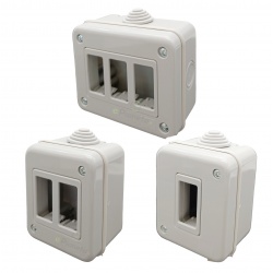 Cassetta scatola a parete compatibile con Magic e Gewiss system 1 2 3 posti