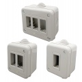 Cassetta scatola a parete compatibile con Magic e Gewiss system 1 2 3 posti
