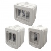 Cassetta scatola esterna idrobox IP55 compatibile con Magic e Gewiss system 1 2 3 posti