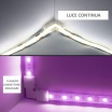 Connettore angolare a clip 10mm 2 pin per collegare strip led COB monocolore