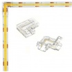 Connettore angolare a clip 10mm 2 pin per collegare strip led COB monocolore