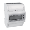 Contatore digitale KWh Energia Monofase 10-100A 230V per quadro elettrico su guida din 4 moduli