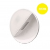 Lampada notturna tonda con spina punto luce led bianco con sensore accensione automatica per camera corridoio