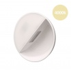 Lampada notturna tonda con spina punto luce led bianco con sensore accensione automatica per camera corridoio