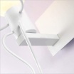 Applique da parete omino seduta bianco nero attacco E27 lampada particolare moderno per camera cameretta bambini