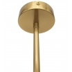 Lampadario a sospensione oro argento con 4 sfere bolle bianche in vetro attacco led G9