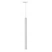 Faretto led a sospensione 3w cilindro 60cm per binario track monofase lampada proiettore nero bianco