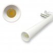 Faretto led a sospensione 3w cilindro 60cm per binario track monofase lampada proiettore nero bianco
