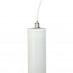 Faretto led a sospensione 3w cilindro 60cm per binario track monofase lampada proiettore nero bianco