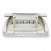 Coperchio Idrobox compatibile con Gewiss System 3 moduli bianco IP55 autoportante esterno impermeabile
