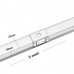 Luce per armadio cucina barra led 2mt 12V tagliabile collegabile con sensore di movimento o touch