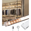 Luce per armadio cucina barra led 2mt 12V tagliabile collegabile con sensore di movimento o touch