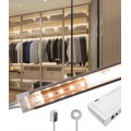 Luce per armadio cucina barra led 2mt 12V tagliabile collegabile con sensore di movimento o touch