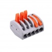 Morsetti terminali collegamento rapido 3 5 vie a 1 polo per cavi elettrici da 0.08 a 4.0 mm 32A connettore a leva