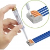 Morsetti terminali collegamento rapido 3 5 vie a 1 polo per cavi elettrici da 0.08 a 4.0 mm 32A connettore a leva