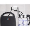 Tripla spina schuko con spina 16A sdoppiatore 3 prese multipresa bianco