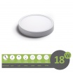 Plafoniera led 18w tondo faretto da soffitto pannello a parete luce calda