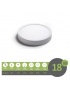 Plafoniera led 18w tondo faretto da soffitto pannello a parete luce calda