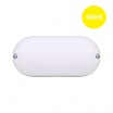 Applique led ovale 15W bianco per esterno giardino balcone lampada da parete impermeabile