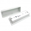 Lampada di emergenza luce a led 4.5W plafoniera bianco da incasso o a parete